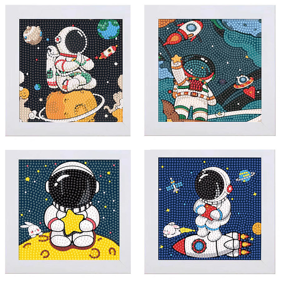 Embroidery Embellishments - Keeppley Astronauta Kryształowy Diamentowy Obraz Dekoracyjny