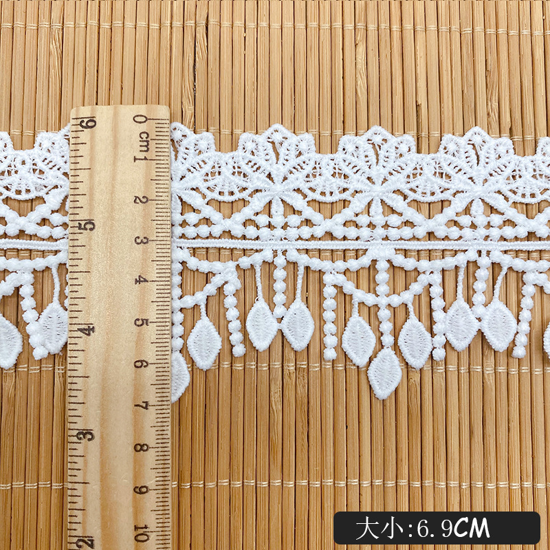 3 jardy haft z dziurką kwiaty  – Lace Ribbon Trim recenzja i cena