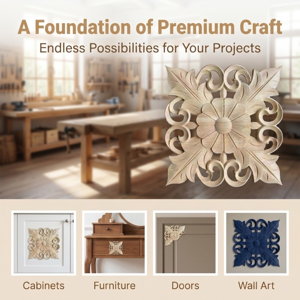 Dekoracja Domu Drewno Rzeźbion – Craft Embellishments recenzja i cena