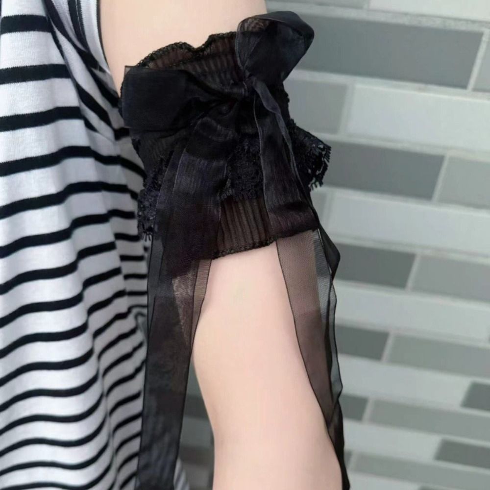 Modne koronkowe rękawki Lolita – Lace Ribbon Trim recenzja i cena