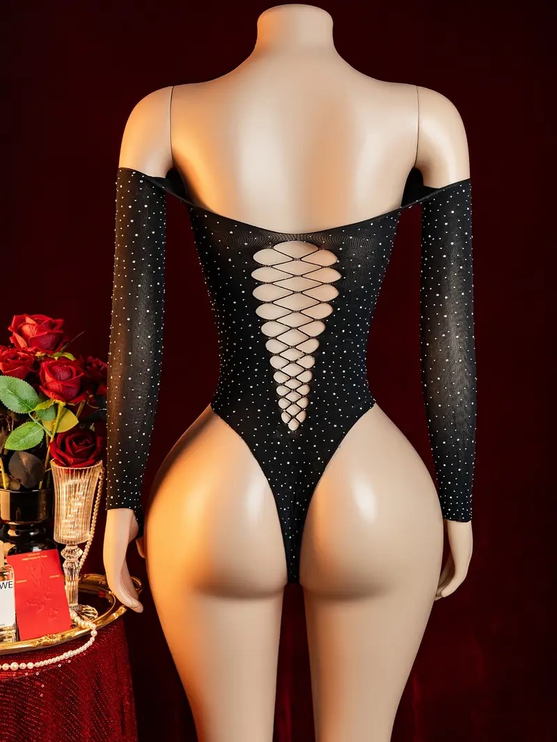 Kombinezon erotyczny z siatecz – Crystal Mesh Fabric recenzja i cena