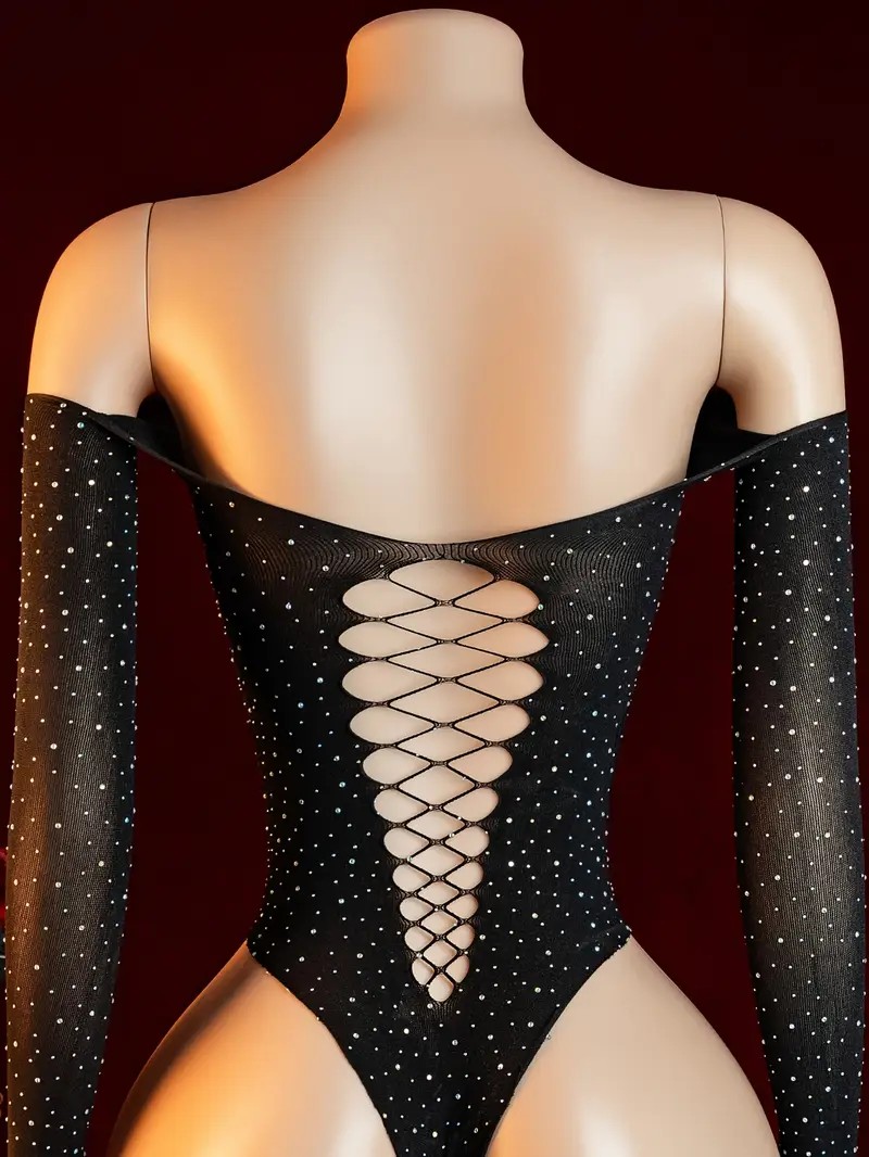 Kombinezon erotyczny z siatecz – Crystal Mesh Fabric recenzja i cena