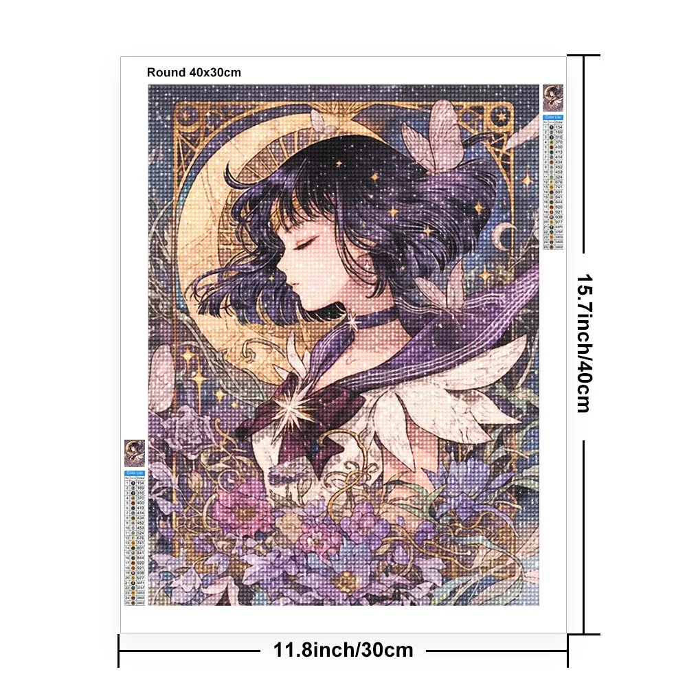 Kreskówka Anime Diamentowe Mal – Embroidery Embellishments recenzja i cena