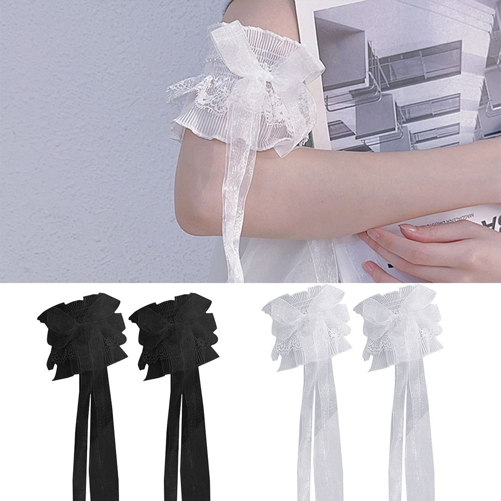 Ocieplacze na ręce Rękaw na ra – Lace Ribbon Trim recenzja i cena