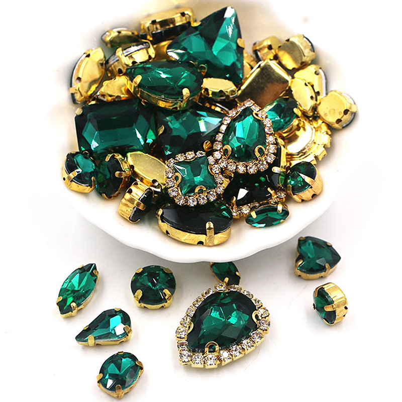 50 szt. 24 Kolory Mieszane Ksz – Sew On Rhinestone recenzja i cena